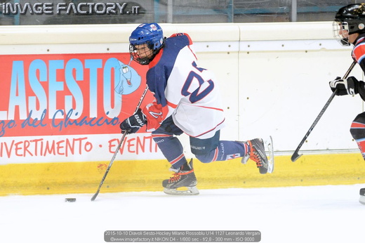 2015-10-10 Diavoli Sesto-Hockey Milano Rossoblu U14 1127 Leonardo Vergani